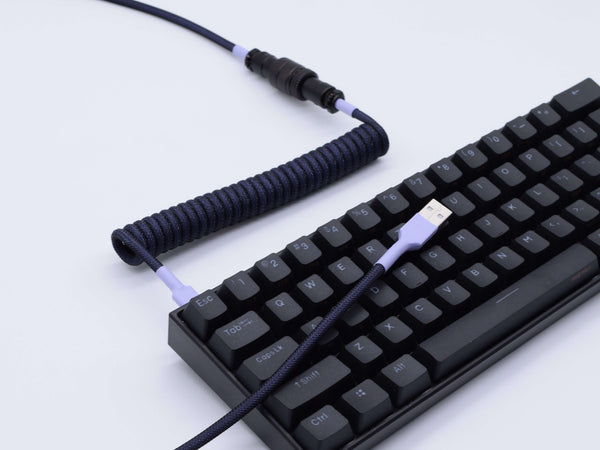 Nightshade themed custom keyboard cable