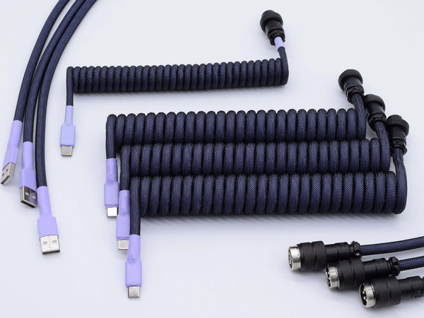 Nightshade themed custom keyboard cable