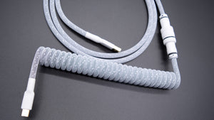 BLACK-ON-WHITE custom keyboard cable