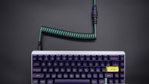 MT3 Cyber Custom Keycaps and Cable