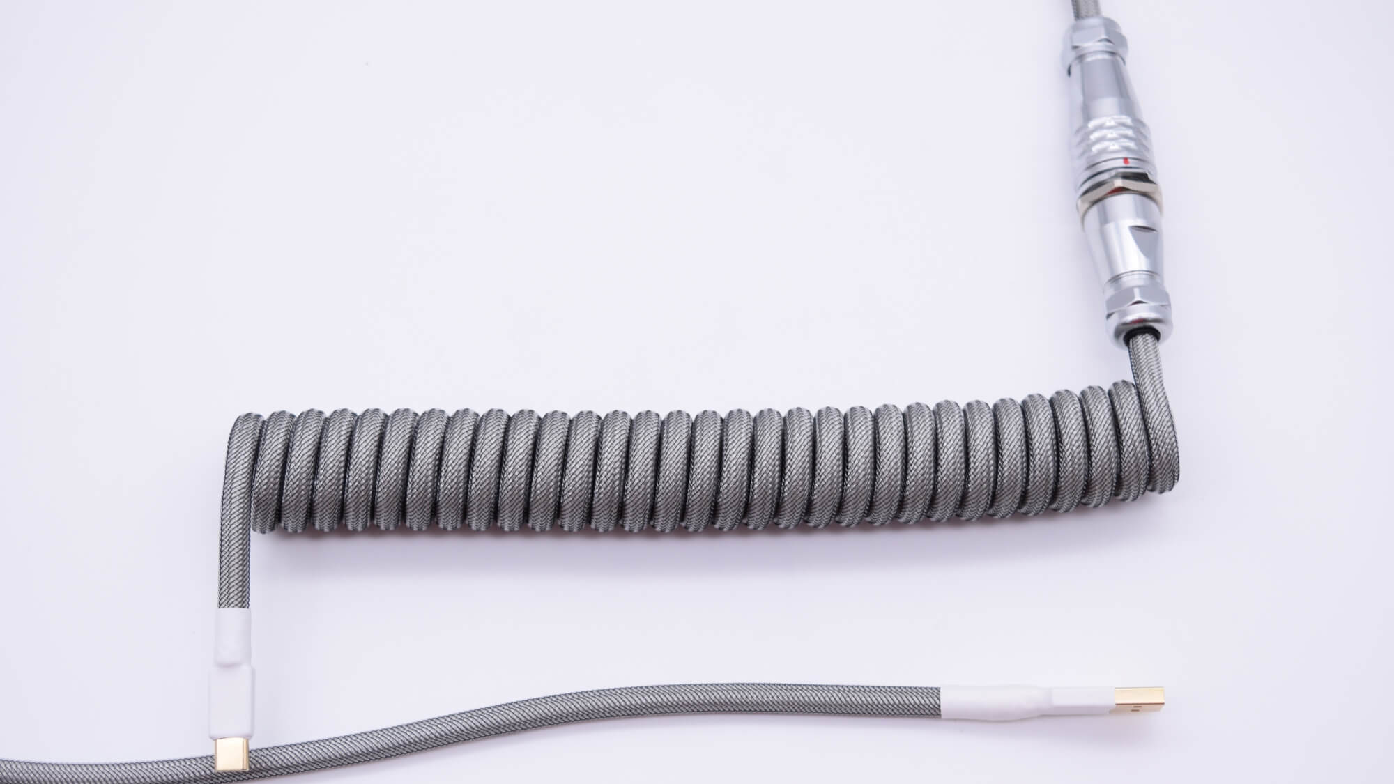 Light Gray Custom Keyboard Cable