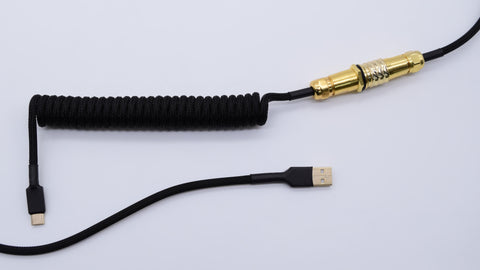 Black & Gold SF12 mechanical keyboard cable