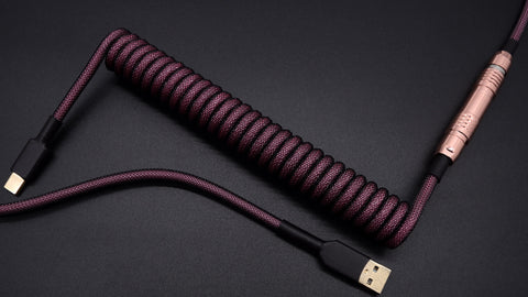 Olivia Dark Custom Keyboard USB C Cable