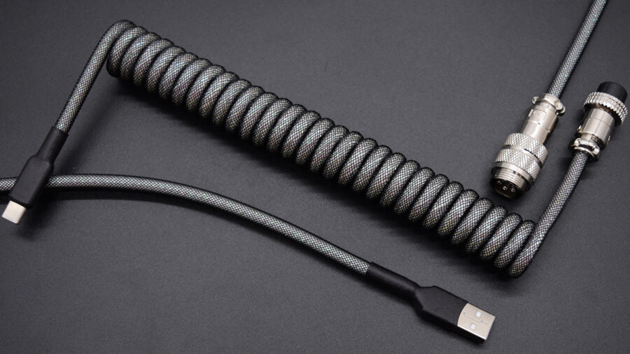 black crystal custom keyboard USB cable reddit